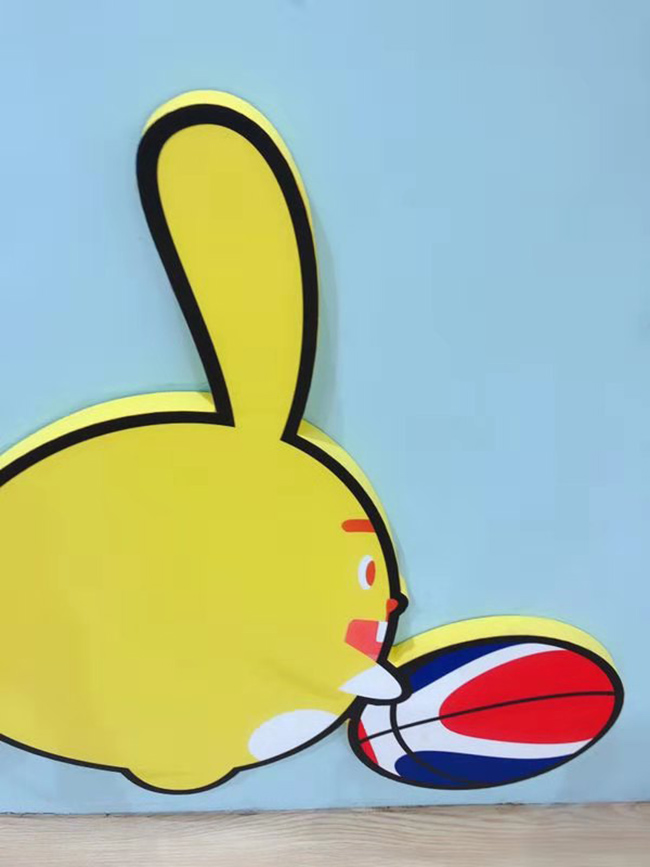 成都室内装修儿童区芙蓉板UV雕刻
